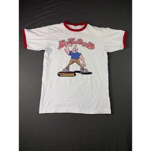 The Goonies 2002 Ringer T-Shirt Mens Medium White Sloth Graphic Tee